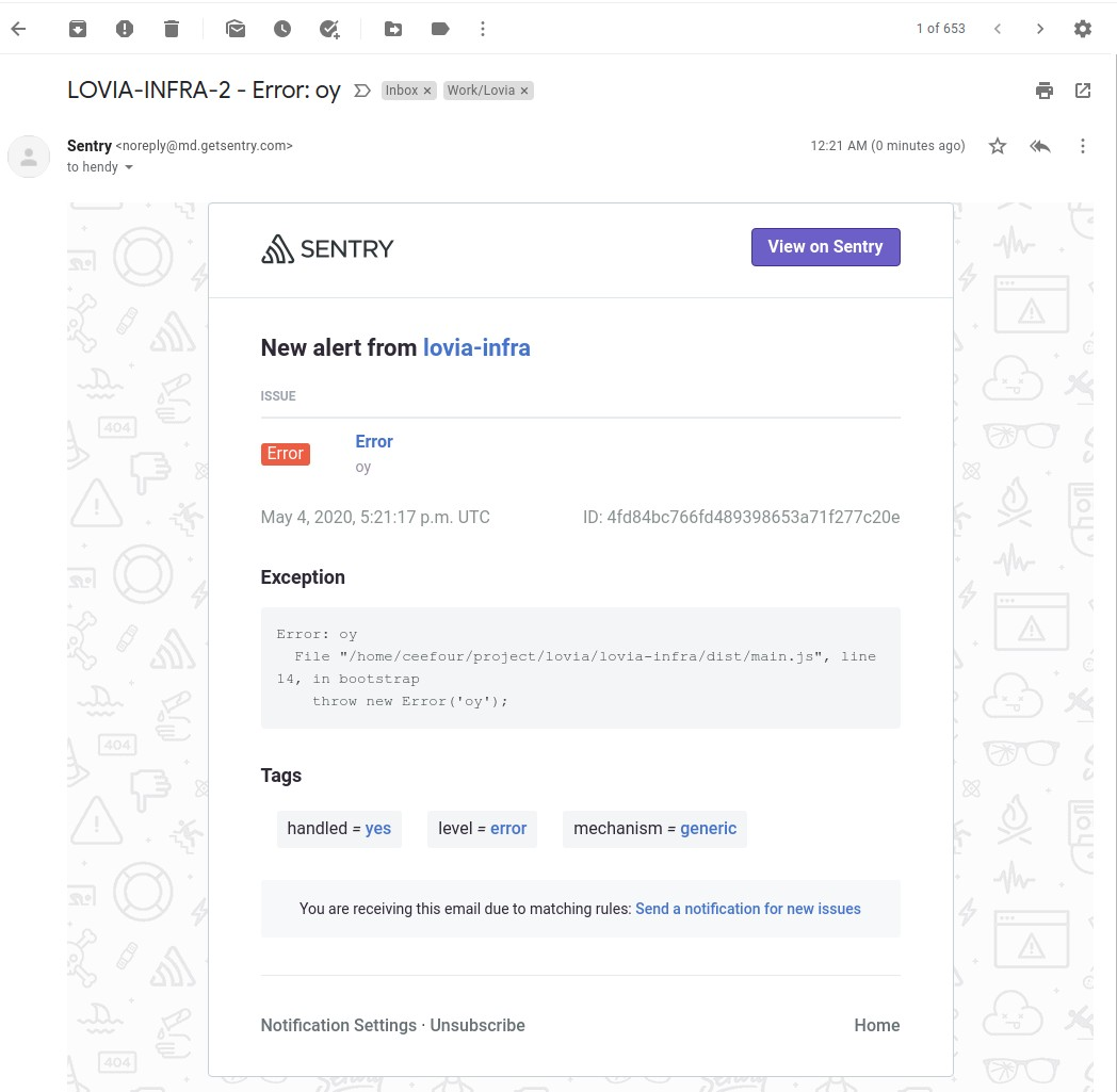 Infrastructure about lovia
